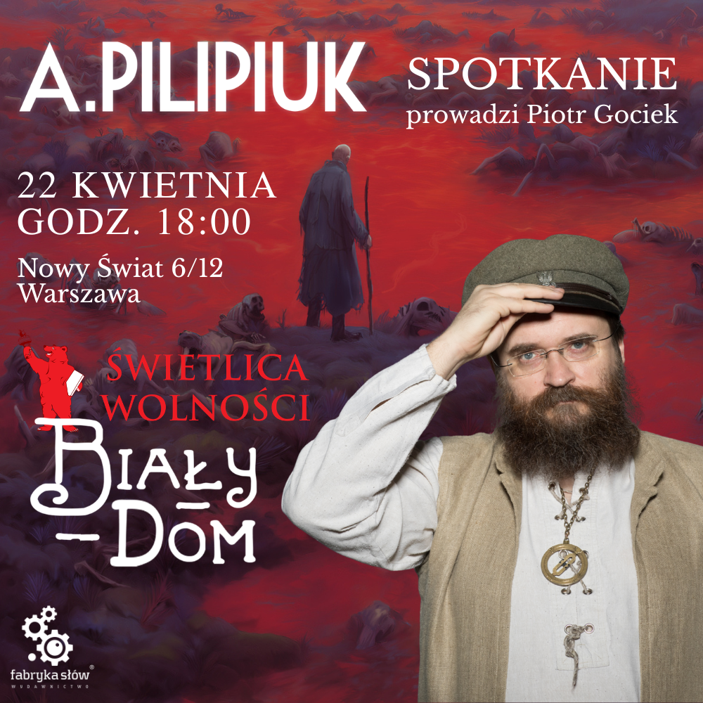 Spotkanie z Andrzejem Pilipiukiem w Świetlicy Wolności w Warszawie